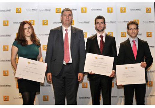Alumnos premiados por la Fundación Renault